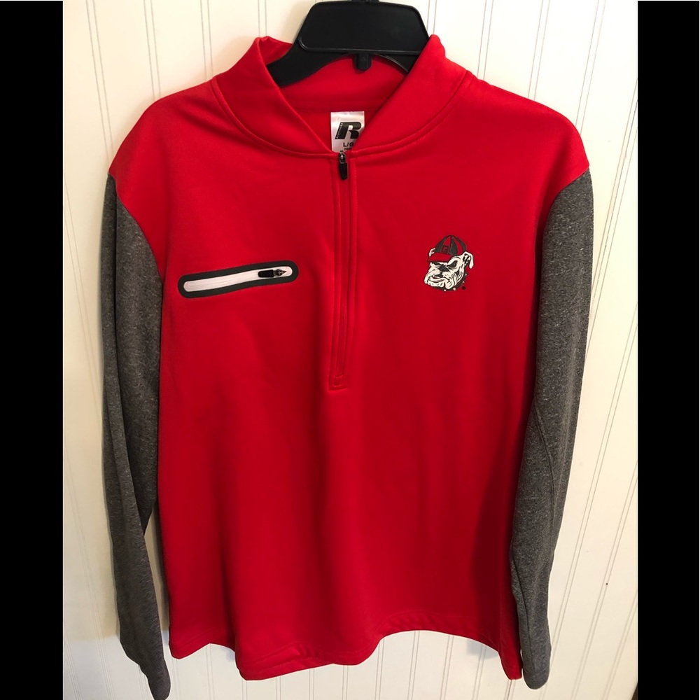 Georgia bulldogs 1/4 zip pullover